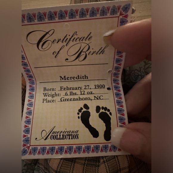 Meredith Hand Painted Doll - Picture 5 of 8